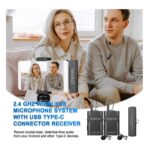 میکروفون یقه ای بی سیم بویا مدل BY-WM4 PRO-K6 رابط Type-C