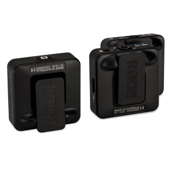 میکروفون یقه ای بی سیم دو میکروفونه رود مدل WIRELESS GO II
