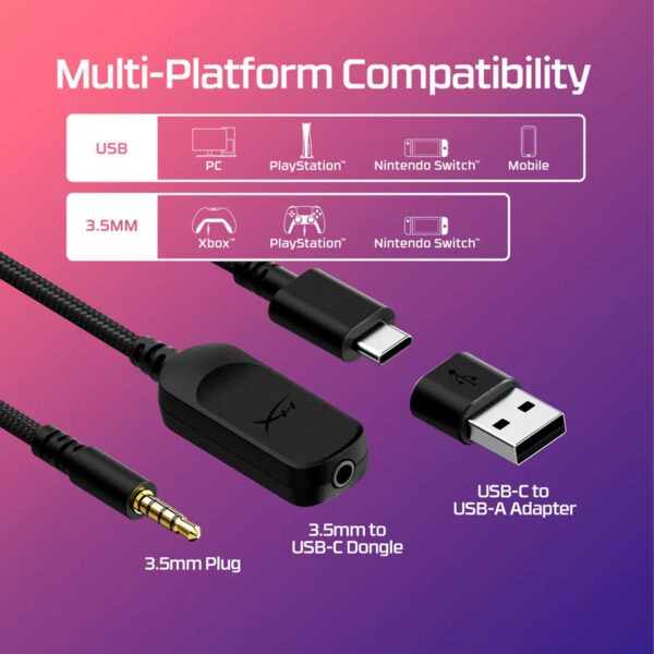 هدفون باسیم گیمینگ هایپرایکس مدل Cloud III