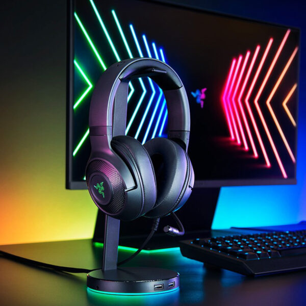 هدست گیمینگ با سیم ریزر مدل Kraken V3 X