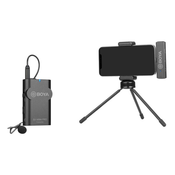 میکروفون یقه ای بی سیم بویا مدل BY-WM4 PRO-K3 رابط Lightning