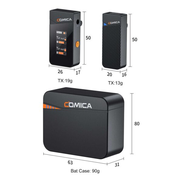 میکروفون یقه ای بی سیم کامیکا مدل Vimo C3