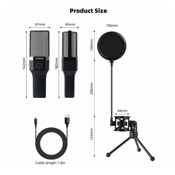 میکروفون استودیویی یانمای مدل X1R RGB