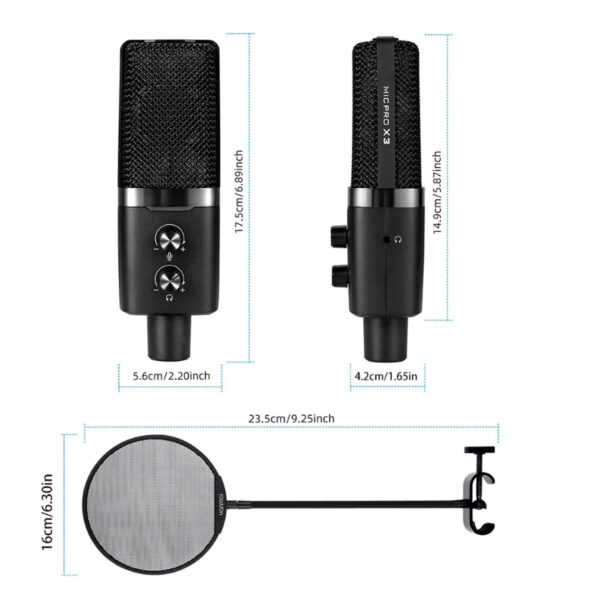 میکروفون استودیویی یانمای مدل MICPRO X3
