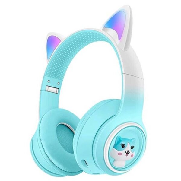 هدفون بی سیم بچگانه طرح گربه مدل AKZ60