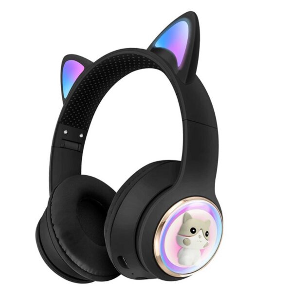 هدفون بی سیم بچگانه طرح گربه مدل AKZ60