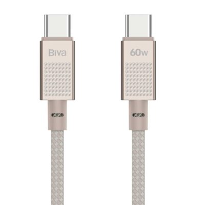 کابل Type-C به Type-C بیوا مدل C40CC طول 1 متر توان 60 وات