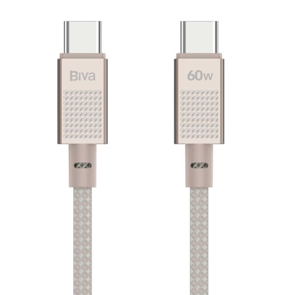 کابل Type-C به Type-C بیوا مدل C40CC طول 1 متر توان 60 وات