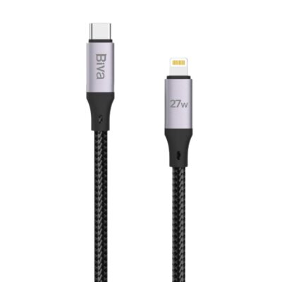 کابل lightning به Type-C بیوا C35CL طول 1.2 متر توان 27 وات