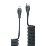 کابل lightning به Type-C فنری بیوا مدل C25CL توان 20 وات