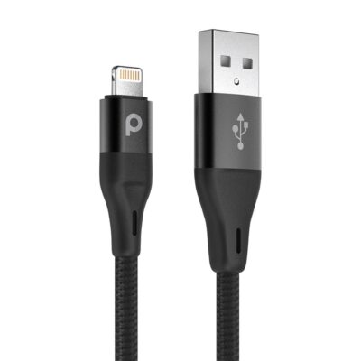 کابل تبدیل USB به LIGHTNING پرودو مدل PD-ALBR22-BK طول 2.2 متر