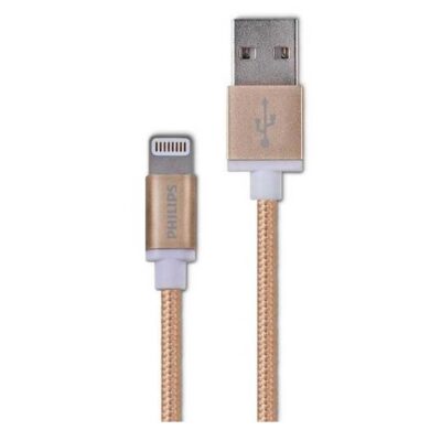 کابل تبدیل USB به LIGHTNING فیلیپس مدل DLC2508 طول 1.2 متر