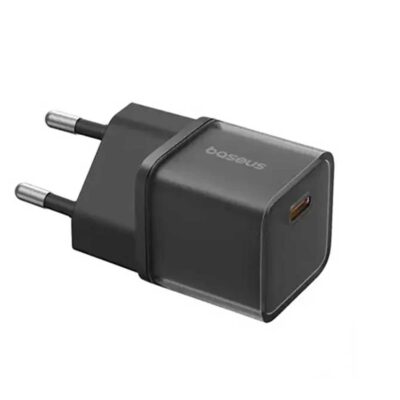 شارژر دیواری فست شارژ باسئوس مدل GAN5S توان 20 وات