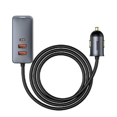شارژر فندکی باسئوس مدل Share Together CCBX120C2 توان 120 وات