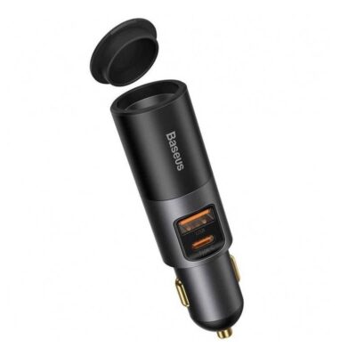 شارژر فندکی فست شارژ باسئوس مدل CCBX120C CCBTC0G توان 120 وات
