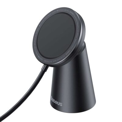 هولدر و شارژر وایرلس رومیزی باسئوس مدل Simple Magnetic CCJJ000001