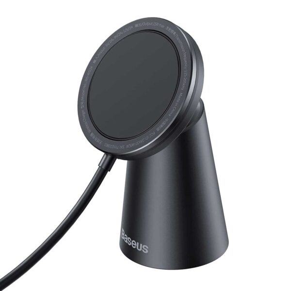 هولدر و شارژر وایرلس رومیزی باسئوس مدل Simple Magnetic CCJJ000001
