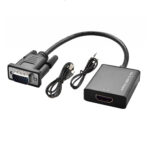 تبدیل VGA به HDMI همراه با کابل AUX و پاور