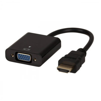 تبدیل HDMI به VGA به همراه کابل AUX - با پاور
