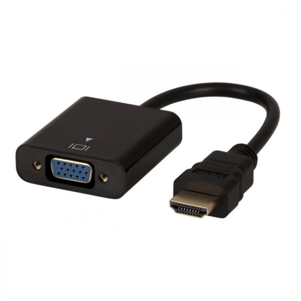 تبدیل HDMI به VGA به همراه کابل AUX - با پاور