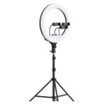 رینگ لایت بیوا مدل RL02 55W سایز 18 اینچ با سه پایه و 3 هولدر