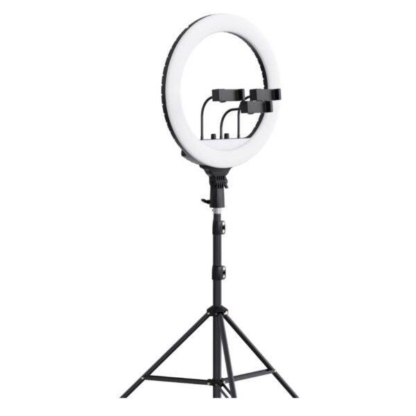 رینگ لایت بیوا مدل RL01 36W سایز 14 اینچ با سه پایه و 3 هولدر