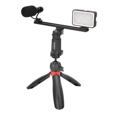 کیت نگهدارنده موبایل کامیکا مدل CVM-VM10-K5 همراه نور و میکروفون