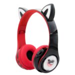 هدفون بی سیم بچگانه طرح گربه مدل KTM18