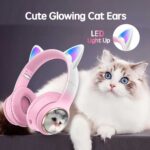 هدفون بی سیم بچگانه طرح گربه مدل AKZ09