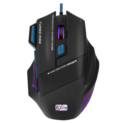 ماوس گیمینگ با سیم اکسون مدل X6 RGB