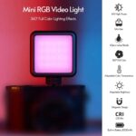 نور ثابت مخصوص موبایل و دوربین شارژی مدل N69 RGB