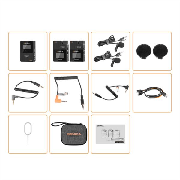 میکروفون یقه ای بی سیم کامیکا مدل BoomX-D Pro D2