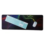 ماوس پد گیمینگ RAZER رنگین کمانی موج دار NU29 ابعاد 30*80 سانتی متر