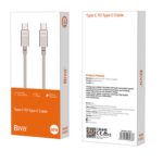 کابل Type-C به Type-C بیوا مدل C40CC طول 1 متر توان 60 وات