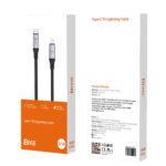 کابل lightning به Type-C بیوا C35CL طول 1.2 متر توان 27 وات