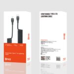 کابل lightning به Type-C فنری بیوا مدل C25CL توان 20 وات