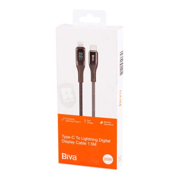 کابل Lightning به Type-C بیوا مدل C24CL طول 1.5 متر