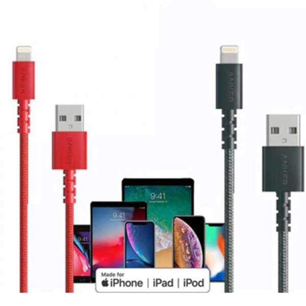 کابل تبدیل USB به LIGHTNING انکر مدل A8013 طول 1.8 متر