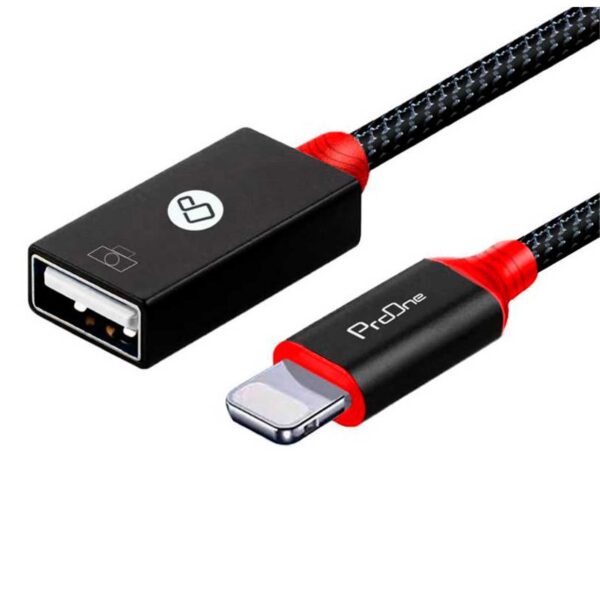 کابل تبدیل USB به lightning پرووان مدل OTG PCO06