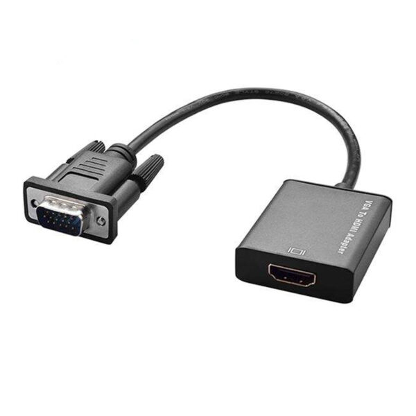 تبدیل VGA به HDMI همراه با کابل AUX و پاور