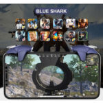 دسته بازی انگشتی پابجی و کالاف مدل CH5 BLUE SHARK