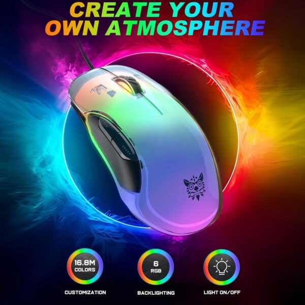 ماوس گیمینگ با سیم اونیکوما مدل CW925 RGB