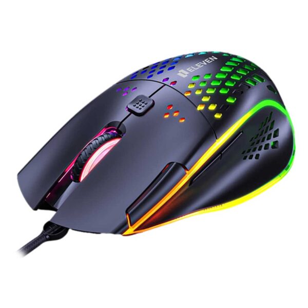 ماوس گیمینگ با سیم الون مدل GM6 RGB
