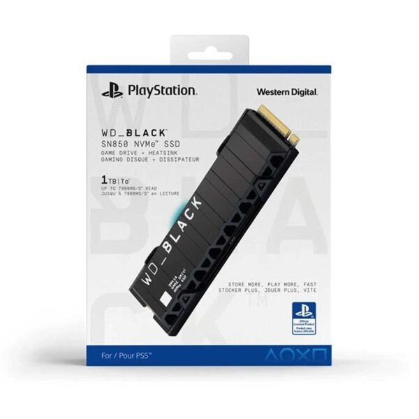 حافظه اس اس دی وسترن دیجیتال مدل BLACK SN850 NVMe ظرفیت 1 ترابایت برای PS5