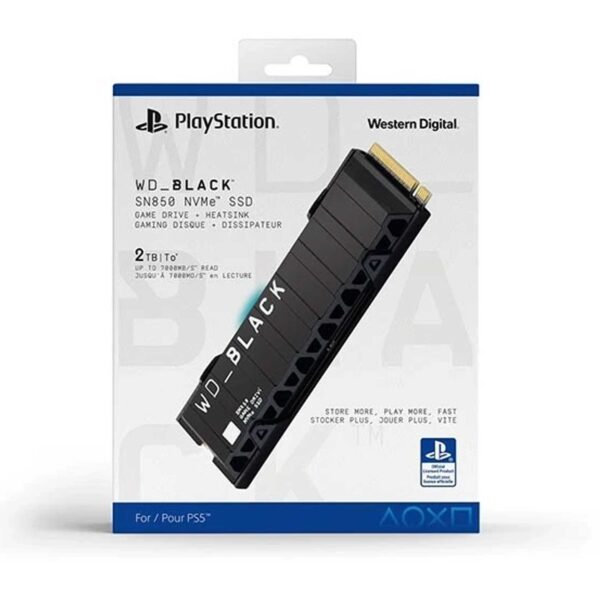 حافظه اس اس دی وسترن دیجیتال مدل BLACK SN850 NVMe ظرفیت 2 ترابایت برای PS5