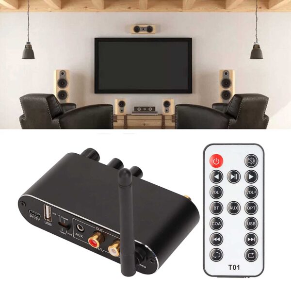 گیرنده بلوتوث صدا و مبدل صدای دیجیتال به آنالوگ مدل T01