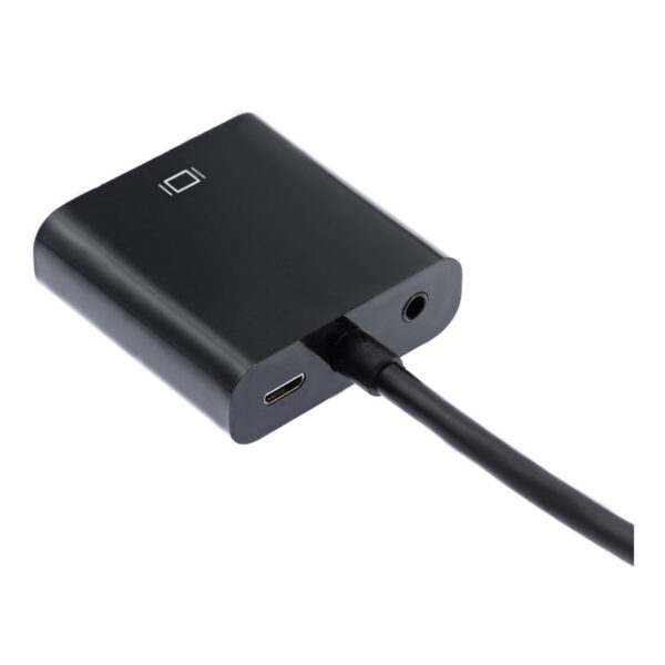 تبدیل HDMI به VGA به همراه کابل AUX - با پاور