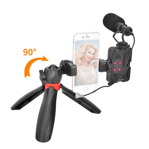 کیت نگهدارنده موبایل کامیکا مدل CVM-VM10-K5 همراه نور و میکروفون