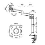پایه رومیزی مانیتور ال سی دی آرم مدل LD-410B