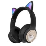 هدفون بی سیم بچگانه طرح گربه مدل AKZ02
